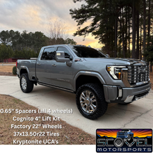 Load image into Gallery viewer, Cognito 4-Inch Elite Lift Kit with Elka 2.5 reservoir shocks for 20-25+ Silverado/Sierra 2500/3500 2WD/4WD