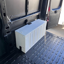 Load image into Gallery viewer, 39 GALLON WHEEL WELL WATER TANK FOR 2013-2025 DODGE / RAM PROMASTER 1500, 2500, 3500 136", 159", AND 159" EXT (BOTH SIDES)