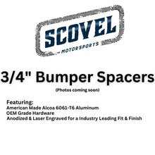 Load image into Gallery viewer, Scovel Motorsports 3/4" Front Bumper Spacer Kit (2015-2026+)