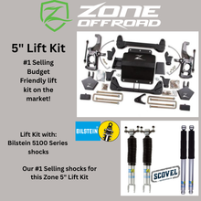 Load image into Gallery viewer, ZONE OFFROAD 5" TORSION BAR DROP LIFT KIT (2011-2019 GM 2500/3500HD)
