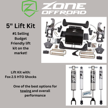 Load image into Gallery viewer, ZONE OFFROAD 5" TORSION BAR DROP LIFT KIT (2011-2019 GM 2500/3500HD)