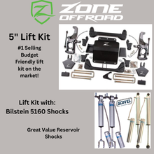 Load image into Gallery viewer, ZONE OFFROAD 5" TORSION BAR DROP LIFT KIT (2011-2019 GM 2500/3500HD)
