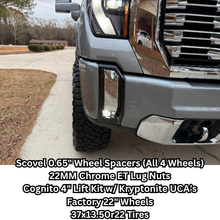 Load image into Gallery viewer, Cognito 4-Inch Elite Lift Kit with Elka 2.5 reservoir shocks for 20-25+ Silverado/Sierra 2500/3500 2WD/4WD