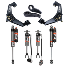 Load image into Gallery viewer, Kryptonite Stage 3 Leveling Kit with Fox 2.5 Performance Elite Shocks for 2011-2019 Chevy/GMC 2500HD/3500HD