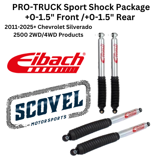 Eibach Pro-Truck Sport Single Rear Shock Absorber for 2002-2010 Chevrolet Silverado 2500 HD main image 0