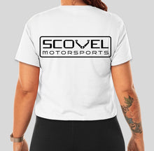 Load image into Gallery viewer, Womens Scovel Motorsports Crop T-Shirt (IN STOCK)