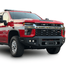 Load image into Gallery viewer, 2020-2023 CHEVY SILVERADO 2500/3500 ATTITUDE SERIES FRONT WINCH BUMPER Chassis Unlimited Inc.