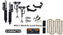 Load image into Gallery viewer, Cognito 3 Inch Elite Leveling Kit with Elka 2.5 Reservoir shocks for 20-25+ GM 2500HD-3500HD 2WD-4WD Trucks