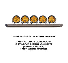 Load image into Gallery viewer, HD Chase Light Mount – Front Curved Pod / Light Bar Mount Chassis Unlimited Inc. 19-25 RAM 2500/3500 LIGHT MOUNT BAJA LP6 PACKAGE (5 AMBER)