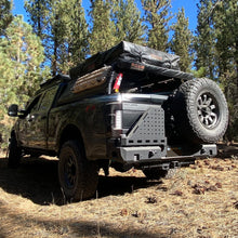 Load image into Gallery viewer, 2017-2022 FORD SUPERDUTY F250/F350 DUAL SWING OUT REAR BUMPER Chassis Unlimited Inc.