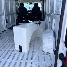 Load image into Gallery viewer, 39 GALLON WHEEL WELL WATER TANK FOR 2013-2025 DODGE / RAM PROMASTER 1500, 2500, 3500 136", 159", AND 159" EXT (BOTH SIDES)
