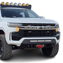 Load image into Gallery viewer, 2021-2024 CHEVY TAHOE Z71 PROLITE FRONT WINCH BUMPER Chassis Unlimited Inc. 
