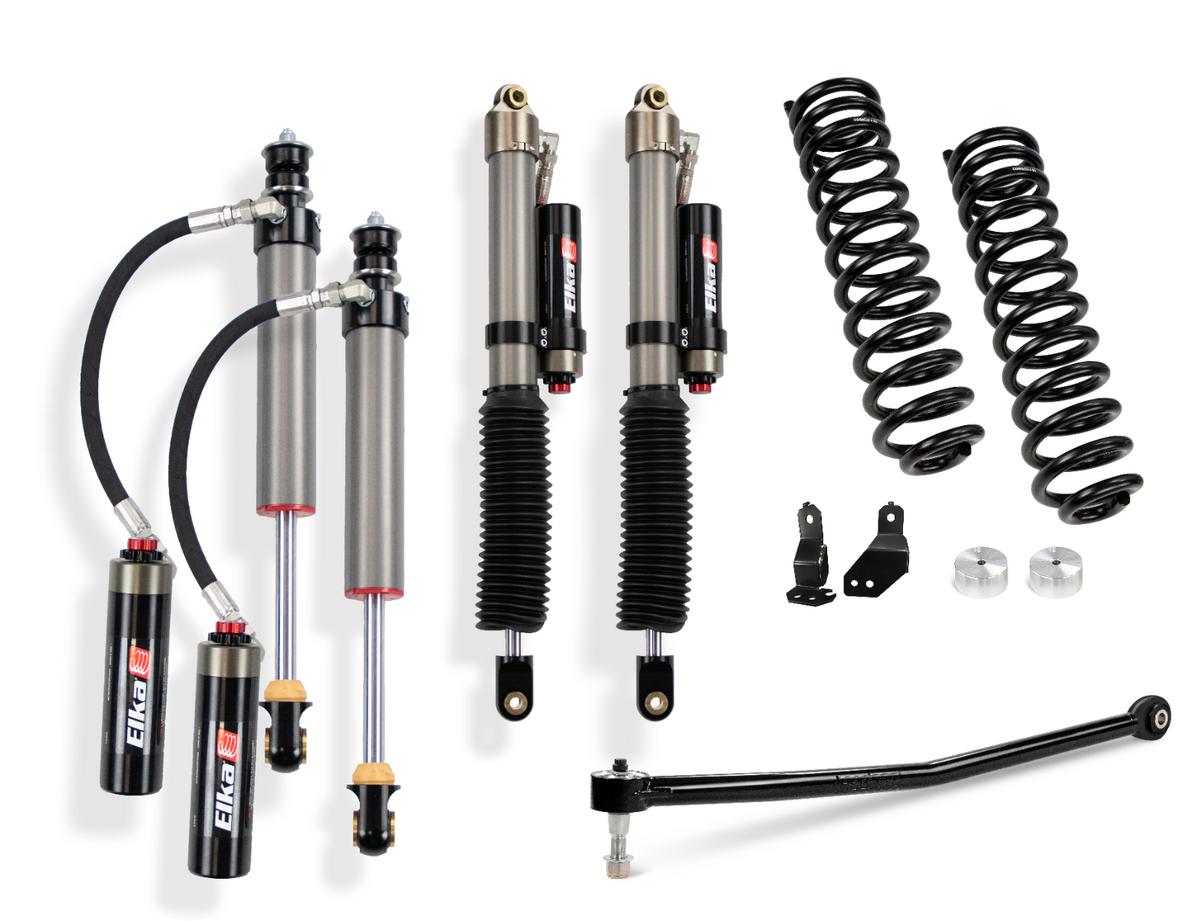 Cognito 2-Inch Elite Leveling Kit with 2.5 Elka Remote Reservoir Shock ...