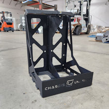 Load image into Gallery viewer, Dual Fuel Water Can Mount Fits Swing Out Bumpers by Chassis Unlimited Inc.
