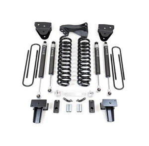 4" COIL SPRING LIFT KIT WITH FALCON SHOCKS - FORD SUPER DUTY DIESEL 4WD 2017-2022 F-350 AND F-250