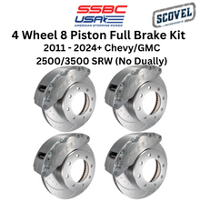 Load image into Gallery viewer, SSBC-USA B8-Barbarian Big Brake Bundle 2020-2025+ Chevy/GMC 2500/3500 SRW [Full Brake Kit]
