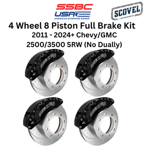 SSBC-USA B8-Barbarian Big Brake Bundle 2020-2025+ Chevy/GMC 2500/3500 SRW [Full Brake Kit]