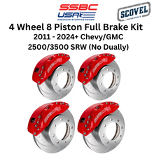 Load image into Gallery viewer, SSBC-USA B8-Barbarian Big Brake Bundle 2020-2025+ Chevy/GMC 2500/3500 SRW [Full Brake Kit]
