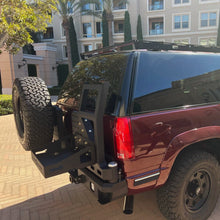 Load image into Gallery viewer, 1992-1998 Chevy/GM SUV Octane Dual Swing Out Rear Bumper by Chassis Unlimited Inc. 
