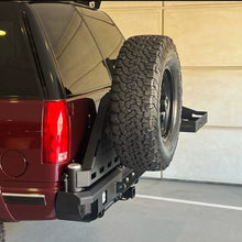 Load image into Gallery viewer, 1992-1998 Chevy/GM SUV Octane Dual Swing Out Rear Bumper by Chassis Unlimited Inc. 
