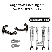 Load image into Gallery viewer, Cognito 3-Inch Performance Ball Joint Leveling Lift Kit With Fox 2.5 HTO Shocks for 20-25+ Silverado/Sierra 2500/3500 2WD/4WD
