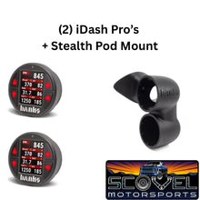 Load image into Gallery viewer, Banks iDash Pro® &amp; iDash Data Pro® w/ Sealth Pod Mount [Toyota Tacoma 2024-2026]
