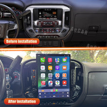 Load image into Gallery viewer, AuCar Tesla Android 15.6″ Car Radio GPS Navigation For GMC Sierra Chevrolet Silverado 2014-2019
