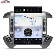 Load image into Gallery viewer, AuCar Tesla Android 15.6″ Car Radio GPS Navigation For GMC Sierra Chevrolet Silverado 2014-2019
