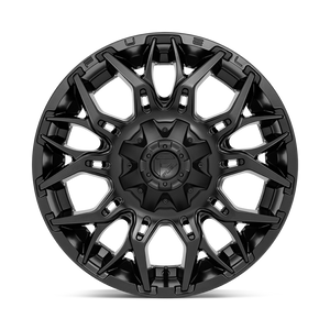 Fuel 1-Piece Wheels Twitch D772 Matte Black 22x10
