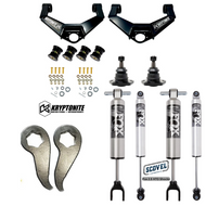 KRYPTONITE STAGE 4 LEVELING KIT [2020-2026+ GM HD Trucks] [FOX 2.5 HTO]