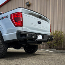 Load image into Gallery viewer, 2021-2023 Ford F150 with the Octane Rear Bumper by Chassis Unlimited Inc. 
