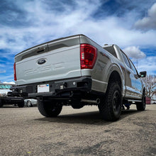 Load image into Gallery viewer, 2021-2023 Ford F150 with the Octane Rear Bumper by Chassis Unlimited Inc. 
