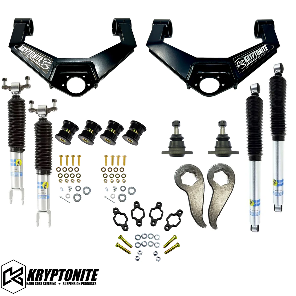 KRYPTONITE STAGE 3 LEVELING KIT WITH BILSTEIN SHOCKS 2020-2026+