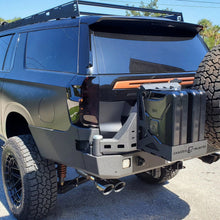 Load image into Gallery viewer, 2021+ CHEVY SUBURBAN &amp; GMC YUKON XL HIGH CLEARANCE OCTANE DUAL SWING OUT REAR BUMPER Chassis Unlimited Inc. 
