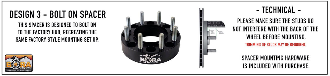 BORA FORD F250/F350 8x170 Wheel Spacers [2