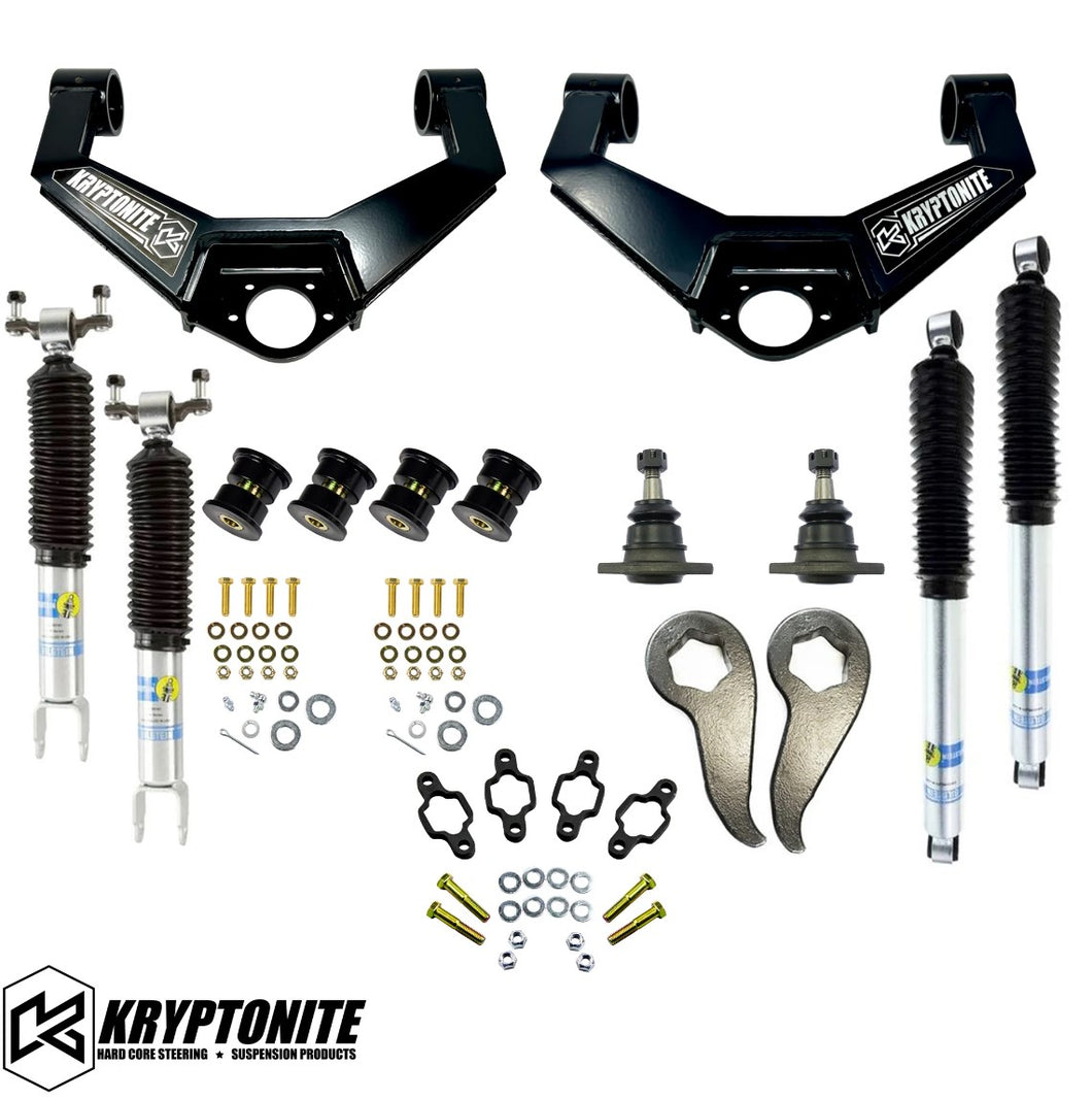 KRYPTONITE STAGE 3 LEVELING KIT WITH BILSTEIN SHOCKS 2011-2019