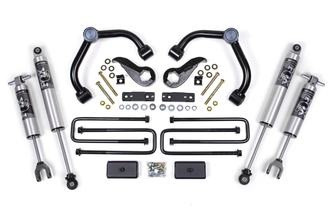 BDS 3 Inch Lift Kit | FOX 2.5 Performance Series w/ HTO | Chevy Silverado or GMC Sierra 2500HD/3500HD (20-25)