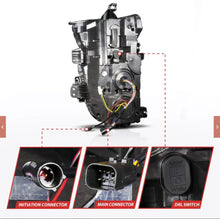 Load image into Gallery viewer, CHEVY SILVERADO 2500HD/3500HD 20-24 Z-SERIES FULL LED PROJECTOR HEADLIGHTS BLACK W/ DRL SWITCH, INITIATION &amp; SEQUENTIAL
