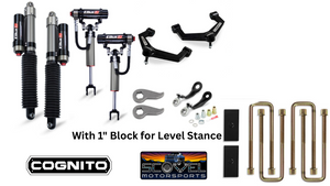 Cognito 3 Inch Elite Leveling Kit with Elka 2.5 Reservoir shocks for 20-25+ GM 2500HD-3500HD 2WD-4WD Trucks