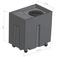 Load image into Gallery viewer, 56 Gallon Oil and Grease Containment Tank, with 4 Casters
