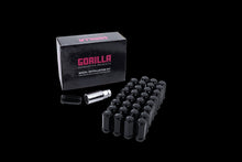 Load image into Gallery viewer, Hex Duplex Acorn Bulge Lug Nuts - 3/4" Hex - 14mm x 1.50 Thread Size - Black Finish - Set of 32 (K8LT19-14150BGR)
