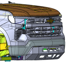 Load image into Gallery viewer, 2022-2024 CHEVY SILVERADO 1500 PROLITE FRONT BUMPER Chassis Unlimited Inc. 
