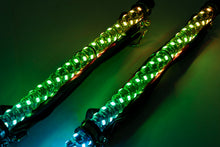 Load image into Gallery viewer, LED LIGHT WHIP KIT | MULTI-COLOR | 2&#39; or 4&#39; [PAIR]

