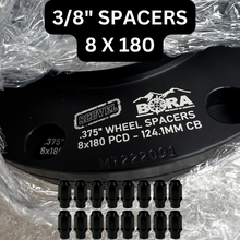 Load image into Gallery viewer, [BORA/SCOVEL EXCLUSIVE] Chevy/GMC 2500/3500 (2011-2024+) Aluminum Spacers, 8x180 bolt pattern, 124.1 hub. [3/8&quot; PAIR]
