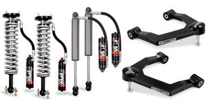 Cognito 3-Inch Elite Ball Joint Leveling Kit with Fox Elite 2.5 Reservoir Shocks for 19-25+ Silverado/Sierra 1500 2WD/4WD