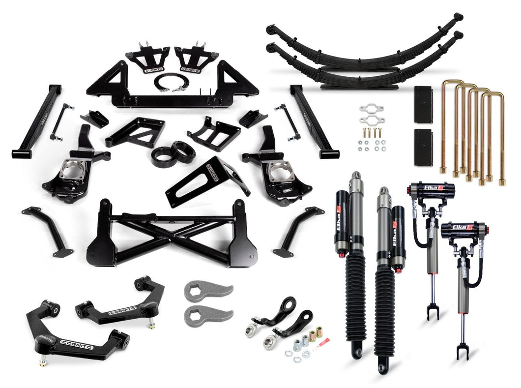 Cognito 12-Inch Elite Lift Kit with Elka 2.5 Reservoir Shocks For 20-25+ Silverado/Sierra 2500/3500 2WD/4WD