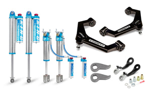 Cognito 3-Inch Elite Leveling Kit with King 2.5 Reservoir Shocks for 20-25+ Silverado/Sierra 2500/3500 2WD/4WD