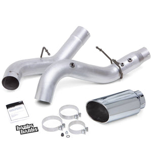 Banks Power Monster Exhaust System 5-inch Single Exit, Chrome Tip