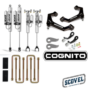 Cognito 3-Inch Premier Leveling Kit with Fox PSRR 2.0 Shocks for 20-25+ Silverado/Sierra 2500/3500