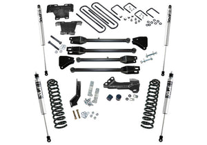 Superlift 4in Ford Lift Kit | 4 Link Kit - Diesel w/ Fox Shocks